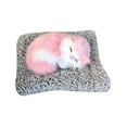 thumbnail image 1 of Taolixe Simulation Sleeping Cat Plush Bamboo Charcoal Doll Car Dashboard Decoration _Clearance Display Figurine, 1 of 6
