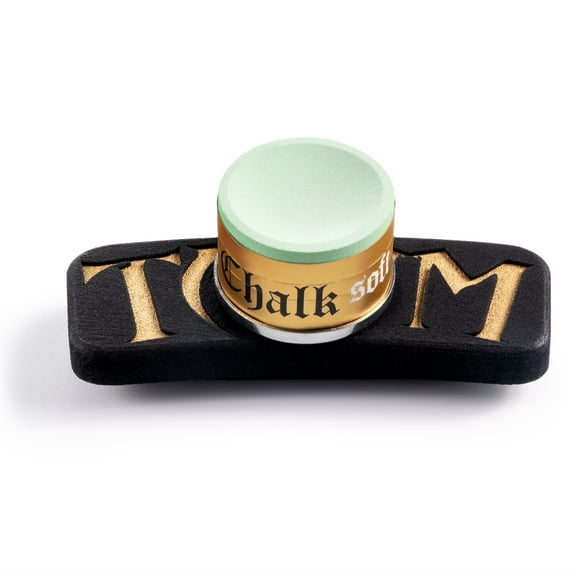 Taom Magnetite Combo Billiard Chalk Holder and Taom Soft Billiard Pool Cue Premium Chalk Green in Branded Box