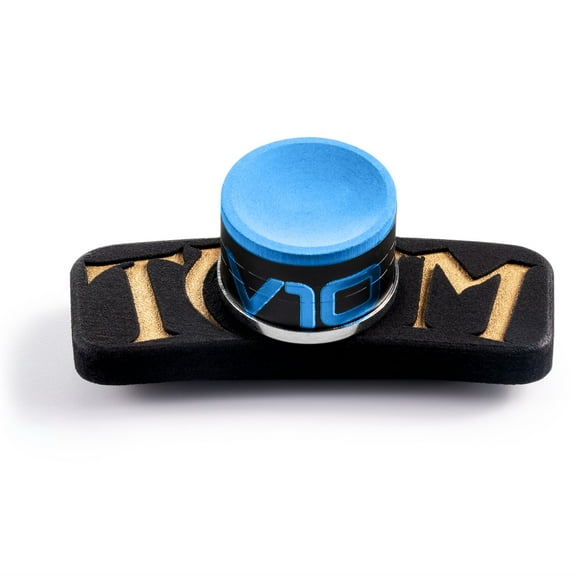 Taom Magnetite Combo Billiard Chalk Holder and Taom V10 Billiard Pool Cue Premium Chalk Blue in Branded Box