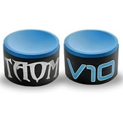 Taom V10 Blue Professional Pool/Billiard Cue Chalk - 2 Pack