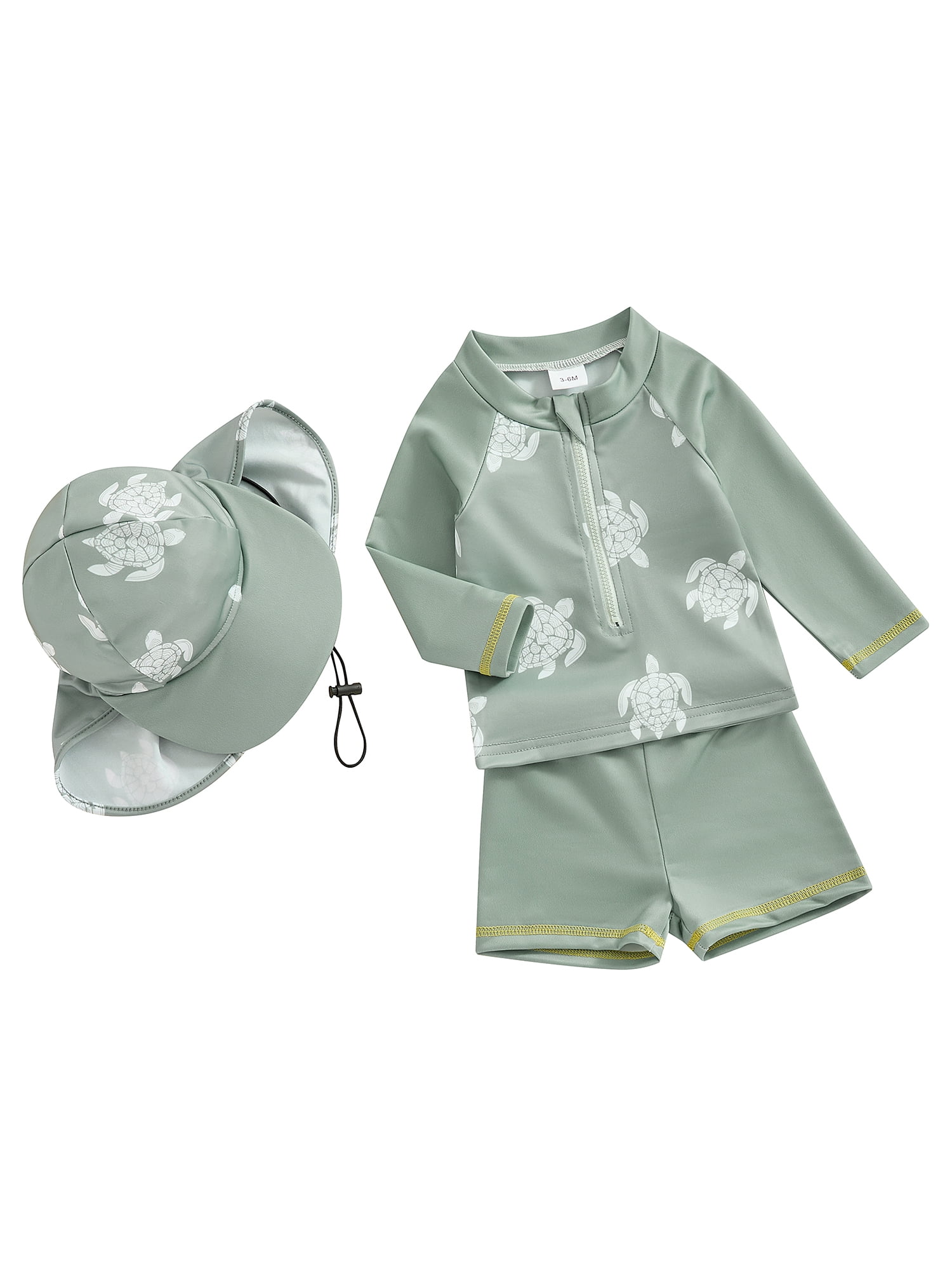 Taoocy Toddler Kids Baby Boy Rash Guard Swimwear One Piece Swimsuits