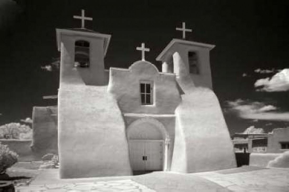 Taos Church I Canvas Art - George Johnson (20 x 28)