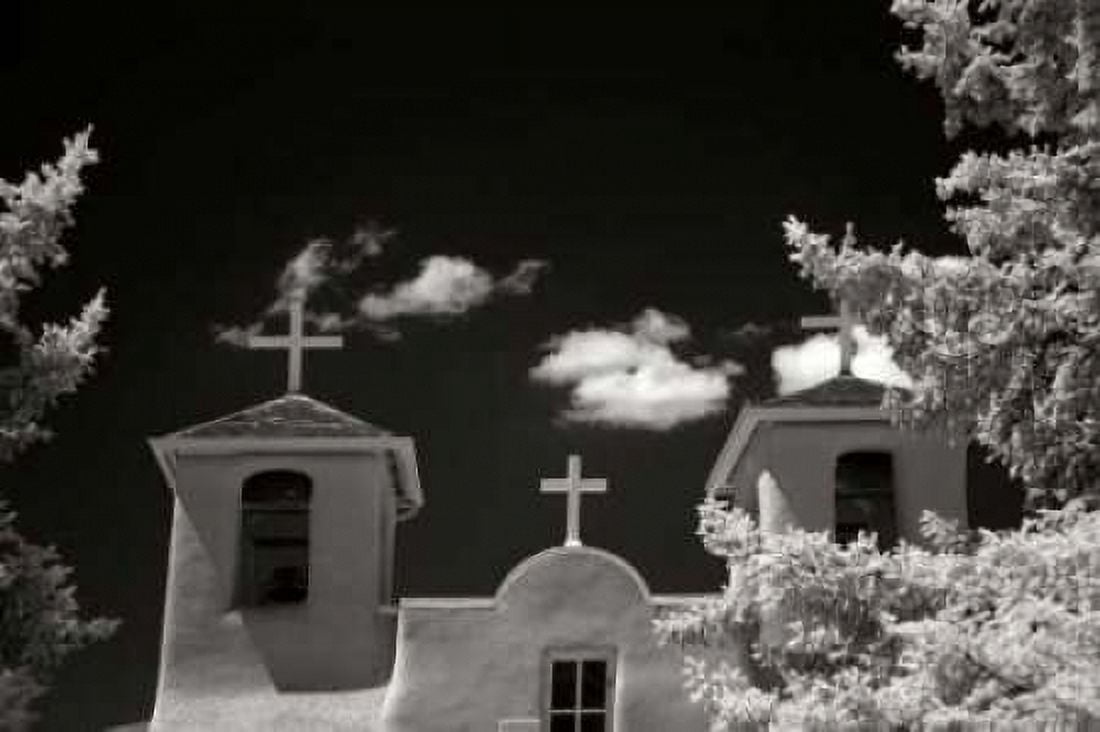 Taos Church II Canvas Art - George Johnson (20 x 28)
