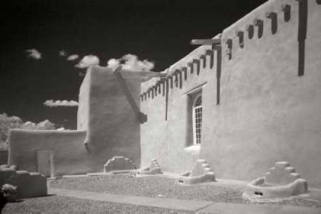 Taos Church IV Canvas Art - George Johnson (20 x 28)