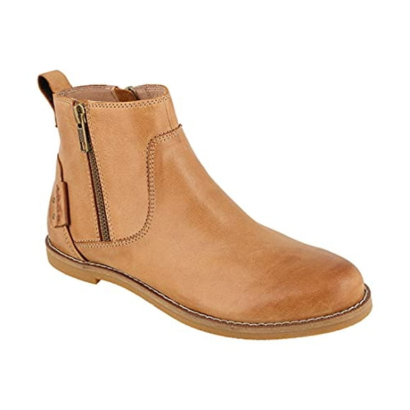 Taos Double Time Womens' Mid Top Boots, Caramel, 7.5