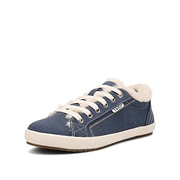 Taos Footwear Women's Starline Blue Sneaker 8 W