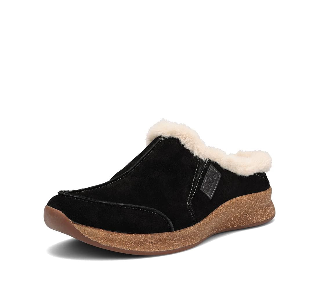 Future Slippers Taos Women's Future Black Suede Casual Slip On 9 M US - Walmart.com