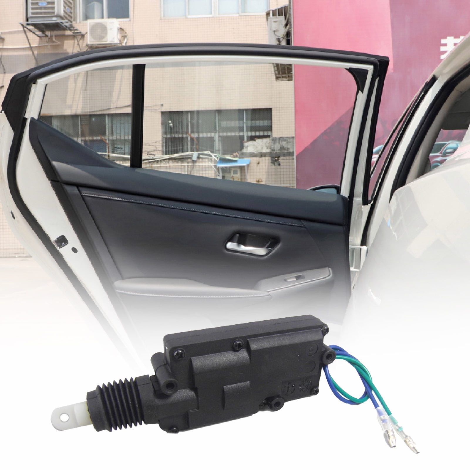 Taosunzt 12V 2 Wires Universal Electric Door Lock Actuator Heavy ...