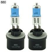 Taosunzt 2Pcs 12V Super Bright Car Driving Front Headlight Halogen Light Bulb Fog Lamp 880- 27W