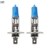 Taosunzt 2Pcs 12V Super Bright Car Driving Front Headlight Halogen Light Bulb Fog Lamp H1- 55W