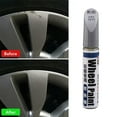 thumbnail image 1 of Taosunzt Car Rim Touch-Up Paint Wheel Touch-Up Pen Kit Super Adhesion Waterproof Compact Size Portable Car Wheel Scuff Scratch Repair Pen Silver, 1 of 12