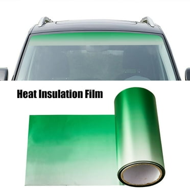 Taosunzt Heat Insulation Film Weather resistant Sun PVC Front Window Tinting Film Roll for Car Black
