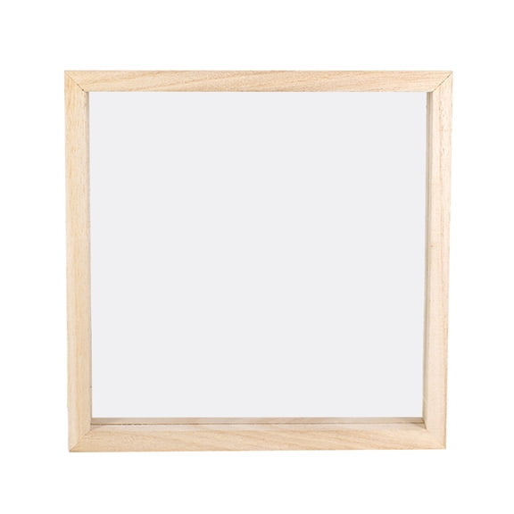 Taosunzt Photo Frame Burr-free Handcraft DIY Acrylic Children Painting Display Frame Home Decor 20x20cm