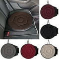 thumbnail image 1 of Taosunzt Rotating Car Seat Cushion 360 Degree Swivel Portable Memory Foam Anti-Slip Base Elderly Support Back And Hip Pressure Relief Car Seat Pad Black Size B, 1 of 13