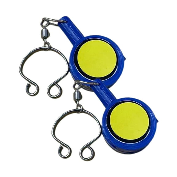 Windcarnival 2Pcs Fishing Knot Tying Tools Compact Lightweight Fully Rigged Fishing Hook Holder Multifunctional Fishing Quick Knot Tools