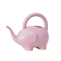 Taotanxi 0.4 Gallon Plastic Watering Can Small Lightweight Cute Indoor Outdoor Garden Plants, Adult Elephant Watering Can Style1: Pink