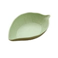 thumbnail image 1 of Taotanxi 1 Pcs Leaf Shape Sauce Dish,Small Dipping Bowls Appetizer Plates Wheat Straw Soy Sauce Dishes Multicolor Plastic Saucers Bowl Dinnerware Set for Vinegar/Salad Soy Sauce/Wasabi/Chili Oil, 1 of 6