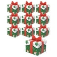 thumbnail image 1 of Taotanxi 10 Pcs 3D Christmas Gift Boxes Christmas Cookie Boxes Christmas Treat Box Christmas Favors Boxes Christmas Tree Decoration Holiday Party for Gift Giving Christmas Party Favors-Red, 1 of 7