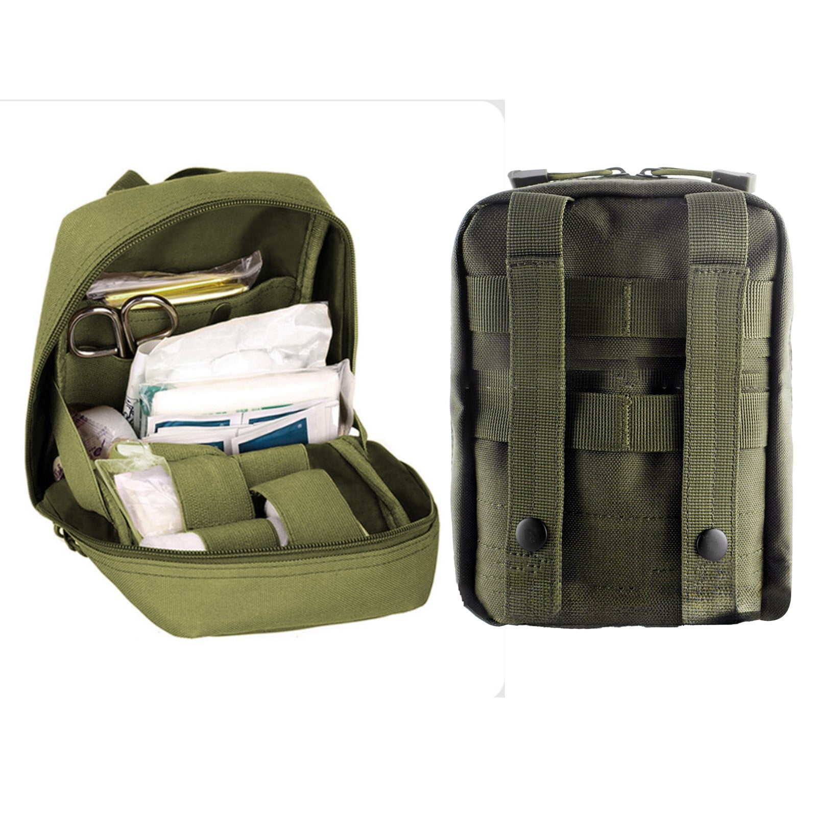 Tactical MOLLE First Aid Pouch - 1000D Nylon Rip-Away EMT Medical Bag For Outdoor & Emergency