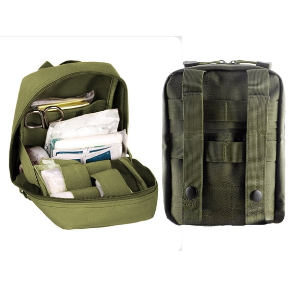 Taotanxi 1000D Pouch Rip Away, Tactical Tear Away Medical Pouch Empty, Military First Aid Pouch Bag Only for Camping Hiking Travel