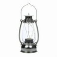 thumbnail image 1 of 1Pc Silver Retro Handheld Lantern Vintage Barn Lamp for Home Decoration Battery Operated Chic Kerosene Lamp Design Cozy Atmosphere for Bars and Parties, 1 of 5