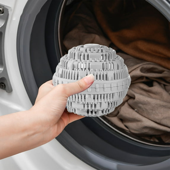 Taotanxi 1Pcs Laundry Ball - Natural Non-Chemical Detergent Laundry Balls for Washing Machine - Eco Friendly Wash Ball & Detergent Alternative for 2000 Washings