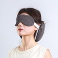 thumbnail image 1 of Taotanxi 2-in-1 Compact Zippered Travel Pillow Sleep Mask - Comfy Support with One Size Fits Most, Ideal for Travel, Road Trips, or Relaxing at Home, 1 of 6