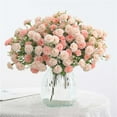 thumbnail image 1 of Taotanxi 20Pcs Artificial Flowers Bulk Small Carnation Fake Flower with Stems Silk Carnation Flowers for Outdoors Wedding Home Hotel Decor (Rose Gold), 1 of 5