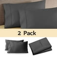 thumbnail image 1 of Summer Savings Clearance Taotanxi 400 Thread Count Cotton Pillow Case, King, Set of 2, Dark Gray, 30" L x 20" W, Pillows Not Included, 1 of 6