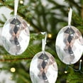 thumbnail image 1 of Taotanxi 5 Inch Jumbo Jewel Ornament Large Jewel Ornaments for Christmas Tree Acrylic Glitter Christmas Gem Hanging Decorations for Xmas Wedding Holiday Party Decor(White, Oval), 1 of 6