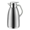 thumbnail image 1 of Taotanxi 61oz Coffee Carafe Airpot Insulated Coffee Thermos Urn Stainless Steel Vacuum Thermal Pot Flask for Coffee, Hot Water, Tea, Hot Beverage - Keep 12 Hours Hot, 24 Hours Cold (Silver), 1 of 5