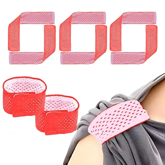 Taotanxi 8 Count Softball Sleeve Holders Jersey Sleeve Ties with Hook and Loop Fasteners Straps for Shirts Scrunchies for T-shirts Soccer Baseball Sports Activities(Pink#0891)