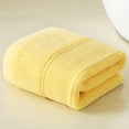 thumbnail image 1 of Taotanxi American Soft Linen Luxury Hand Towels For Bathroom 100% Cotton Hand Towel Set Hand Face Towels For Kitchen Household Daily Handkerchief Face Towel Yellow, 1 of 7