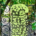 thumbnail image 1 of Taotanxi Artificial Hanging Flowers for Outdoors, Fake Hanging Plants for Outdoor, UV Resistant Faux Flowers, Silk Petunia Without Basket for Home Planter Porch Patio Decoration, Green 31In, 1 of 4