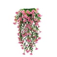 thumbnail image 1 of Taotanxi Artificial Hanging Flowers Plants for Outdoors 30 Inch Spring Fake Orchid Flower UV Resistant Faux Outdoor Hanging Plant for Window Planter Patio Yard Garden Decor (Pink/01), 1 of 1