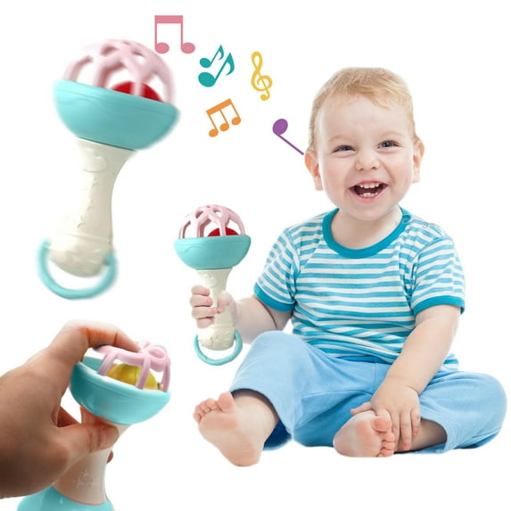 Taotanxi Baby Rattles Toys Set for 3-6 Months,Grab Shake Rattle for Babies 6-12 Months, Easy Hold Teething Toy,Development Learning Toy for Babies 3+ Months Birthday Gift