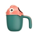 thumbnail image 1 of Taotanxi Baby Rinse Cup, Cute Cartoon Fish Baby Bath Rinser Baby Rinser Pail Shampoo Rinser, Newborn Bath Shower Wash Hair Cup for Rotecting Infant Eyes, 1 of 6