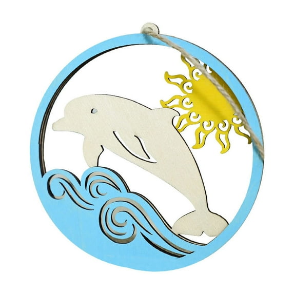 Taotanxi Beach House Navy Blue Front Door Sign, Coastal Starfish Conch Helm Wood Door Hanger Outdoor Outside Porch Decor, Summer Nautical Farmhouse Wooden Wreath Indoor Wall Hanging Decoration