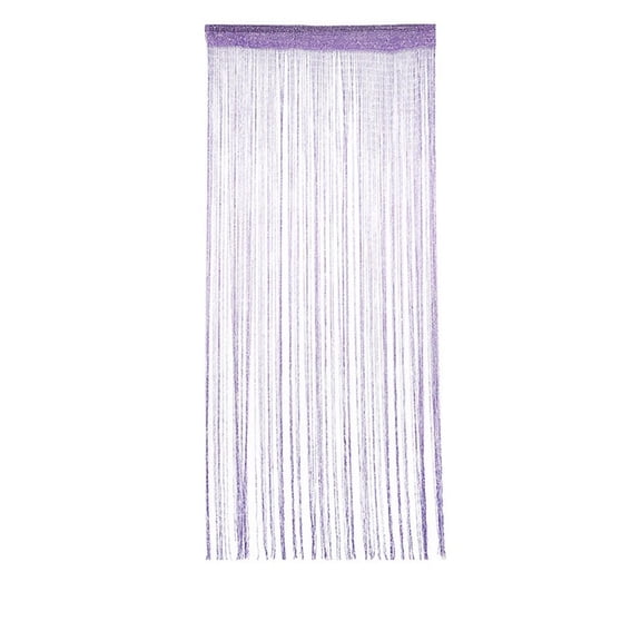 Taotanxi Beaded Curtain Door String Curtains for Doorway Tassels Beads Hanging Fringe Hippie Room Divider Window Hallway Entrance Wall Closet Bedroom Privacy Decor (39×79in/100×200cm, Purple)