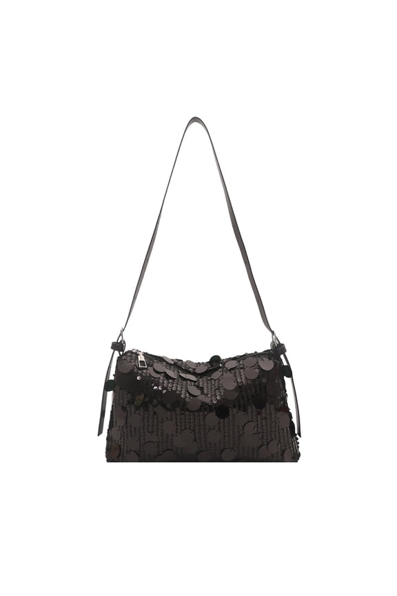 Black#1035 Women Sparkly Sequin Clutch Purse, Glitter Evening Handbag Crossbody Bag for Party Prom Banquet