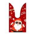 thumbnail image 1 of Taotanxi Christmas Candy Wrapping Bags 50 Christmas Bunny Ears Candy Bags 3 Designs Cute Small Plastic Bunny Candy Bags Christmas Snack Bags For Party Supplies Candy Bags, 1 of 6