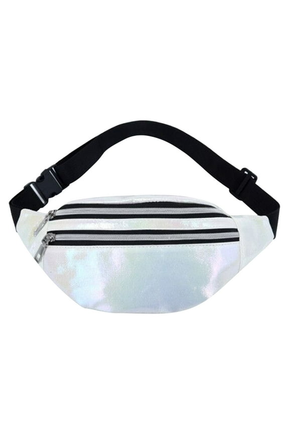 Clear Fanny Packs for Women Holographic Waist Bag Stadium Approved Clear Purse Bag Bum Bag Rave, Festival, Games,Travel And Concerts Rave Lozenge