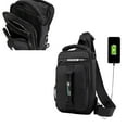 thumbnail image 1 of Taotanxi Clearance Sale Over 50% Off Sling Backpack With Usb Charging Port, Chest Bag Crossbody Daypack Shoulder Bag for Men, Cycling, Hiking, Travel - Black, 1 of 6