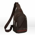 thumbnail image 1 of Taotanxi Sale Over 50% Off Small Shoulder Messenger Bag, Chest Bag, Shoulder Travel Bag, Casual Backpack for Men And Women With Headphone Jack And Waterproof, 1 of 6