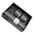 thumbnail image 1 of Taotanxi Coffee Thermo Bottle -Vacuum-Insulated Stainless Steel Travel Mug, 16oz Insulated Bottle with Cup for Hot & Cold Drink Travel Mug (Gray, Three Cup), 1 of 6