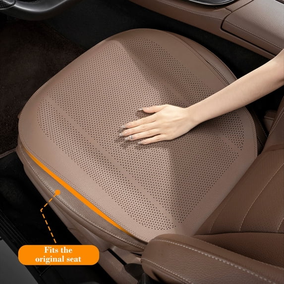 Taotanxi Cooling Car Seat Cover, Ventilated Cooled Seat Cover for Car, Seat Cooling Pad, Breathable Mesh, Home Office Use