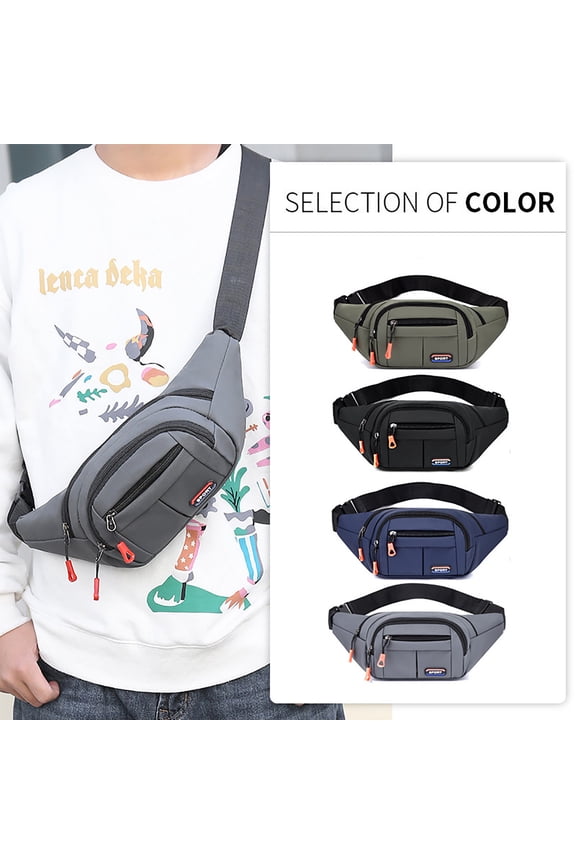 Crossbody Fanny Pack for Men&Women,Large Waist Bag & Hip Bum Bag With Adjustable Strap for Outdoors Workout Traveling Casual Running Hiking Cycling