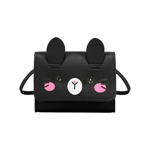 Taotanxi Cute Purses for Teen Girls Small Crossbody Purse And Handbags Cat Gifts for Kids,Black