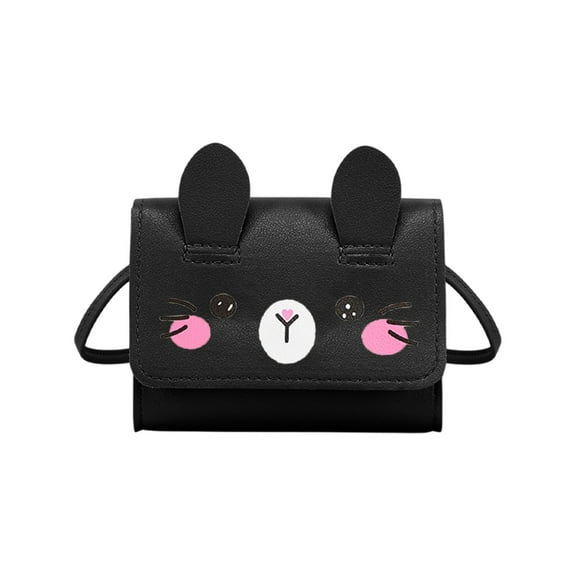 Taotanxi Cute Purses for Teen Girls Small Crossbody Purse And Handbags Cat Gifts for Kids,Black