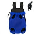 thumbnail image 1 of Taotanxi Dog Carrier Backpack, Adjustable Dog Pet Cat Front Carrier Backpack | Ventilated Dog Chest Carrier for Hiking Camping Travel, for Small Medium Dog Cat Puppies, Small, 5-9 lbs, Blue, 1 of 6